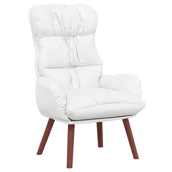 vidaXL Armchair White 69 x 74 x 93 cm Artificial Leather