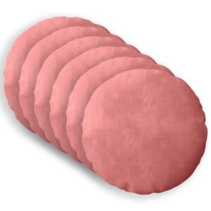 vidaXL Cushion with Pillow HEERLEN 6 pcs Pink Velvet