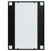 vidaXL Wall Mirrors 3 pcs Black 80x60 cm Metal