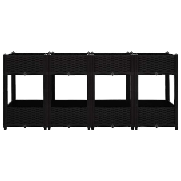 vidaXL Raised Bed 160x40x71 cm Polypropylene