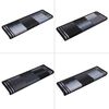 vidaXL Stair Mats Self-adhesive 5 pcs 65x21x4 cm Black and Grey