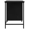 vidaXL Desk with Drawers Industrial Black 120x55x75 cm Steel