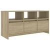 vidaXL TV Cabinet Sonoma Oak 102x37.5x52.5 cm Engineered Wood