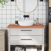 vidaXL Bathroom Countertop 100x50x4 cm Solid Wood Beech