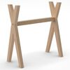 Nordlinger Trestle Alixx 70x35x73 cm Wood Natural