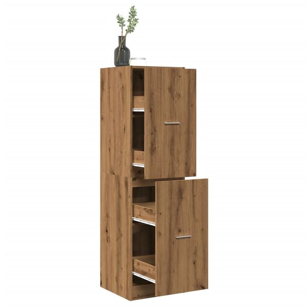 vidaXL Apothecary Cabinet&nbsp;Artisian Oak 40x41x144.5 cm Engineered Wood