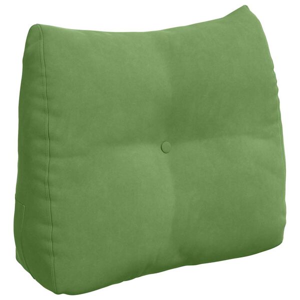 vidaXL Back Pillow Light Green 60 x 24 x 50 cm Velvet