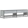 vidaXL TV Cabinet Grey Sonoma 180.5x40x46 cm Engineered Wood