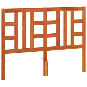 vidaXL Headboard Wax Brown 135 cm Solid Wood Pine