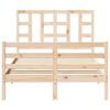 vidaXL Bed Frame without Mattress 120x200 cm Solid Wood