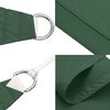 vidaXL Sunshade Sail Oxford Fabric Square 5x5 m Dark Green