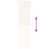 vidaXL Zebra Blind Marble Beige 65x200 cm Fabric Width 60.9 cm Polyester