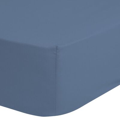 Good Morning Jersey Fitted Sheet 60x120 cm Ice Blue