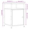 vidaXL Bedside Cabinet Brown Oak 40x42x60 cm Engineered Wood
