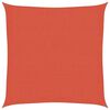 vidaXL Sunshade Sail 160 g/m&sup2; Square Terracotta 2.5x2.5 m HDPE