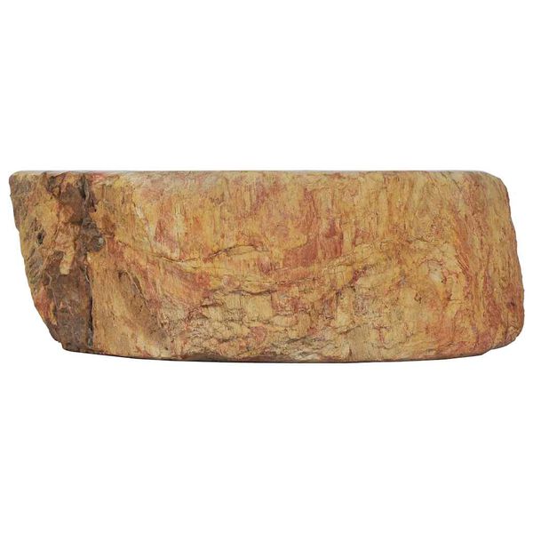 vidaXL Sink 45x35x15 cm Fossil Stone Cream