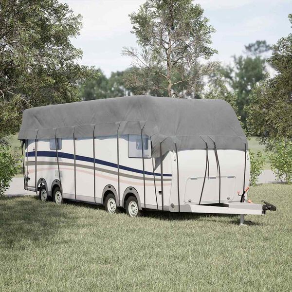 vidaXL Caravan Roof Cover Grey 900x300 cm Non-woven Fabric