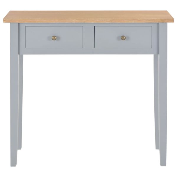 vidaXL Dressing Console Table Grey 79x30x74 cm Wood