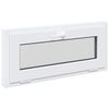 vidaXL Basement Window Internal Colour White RISOR 95 x 45 cm