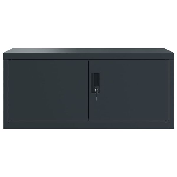 vidaXL File Cabinet Anthracite 90x40x180 cm Steel