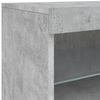 vidaXL Sideboard with LED Lights Concrete Grey 283x37x67 cm