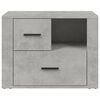 vidaXL Bedside Cabinet Concrete Grey 60x36x45 cm Engineered Wood