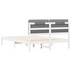 vidaXL Bed Frame with Upholstered Headboard Light Grey 120 x 200 cm