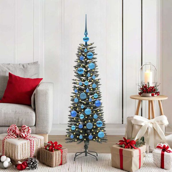vidaXL Artificial Christmas Tree with 150 LEDs with Stand Green 120 cm