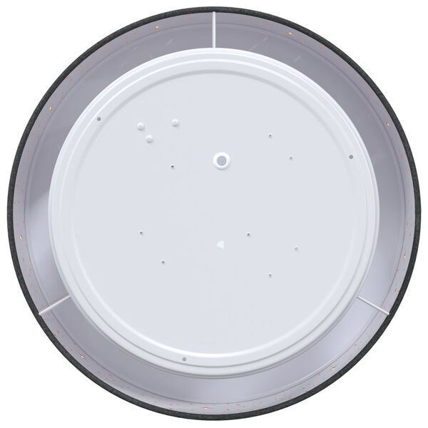 vidaXL Ceiling Lamp Black 30 x 13.5 cm Fabric