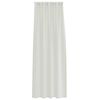 vidaXL Voile Curtain with Curtains 2 pcs Cream 225 x 140 cm Polyester