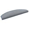 vidaXL Self-adhesive Stair Mats 15 pcs Light Grey and Blue