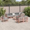 vidaXL 9 Piece Garden Sofa Set Solid Wood Douglas Fir