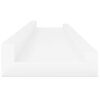 vidaXL Wall Shelves 4 pcs High Gloss White 60x9x3 cm