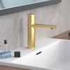 SCH&Uuml;TTE Basin Mixer NEW YORK Matte Gold