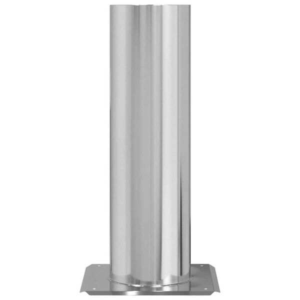 vidaXL Chimney Head Extension Silver 26 x 26 x 50 cm Stainless Steel