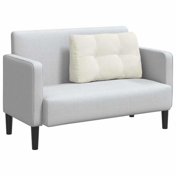 vidaXL Back Pillow Cream 80 x 24 x 50 cm Velvet