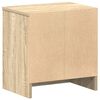 vidaXL Bedside Cabinet with Drawer Sonoma Oak 39x28x41 cm