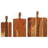 vidaXL Chopping Board 3pcs Solid Wood Acacia