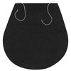 vidaXL Bathroom Mat Set 3 Pieces Fabric Anthracite
