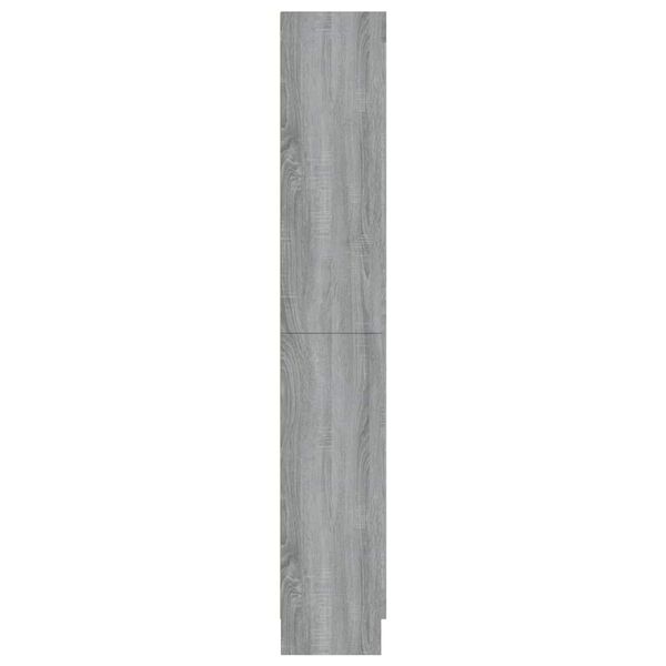 vidaXL Vitrine Cabinet Grey Sonoma 82.5x30.5x185 cm Engineered Wood