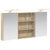 vidaXL Bathroom Cabinet Set 3 pcs 100 x 10.5 x 50 cm Engineered wood