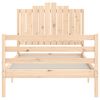 vidaXL Bed Frame without Mattress 100x200 cm Solid Wood