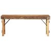 vidaXL Bench Natural 110 x 35 x 46 cm Reclaimed Old Wood