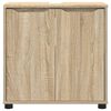 vidaXL Bathroom Basin Cabinet with Shelf Sonoma Oak 60 x 30 x 60 cm