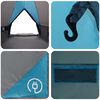 vidaXL Teepee Tent with Roof Blue and Grey 567 x 470 x 242 cm