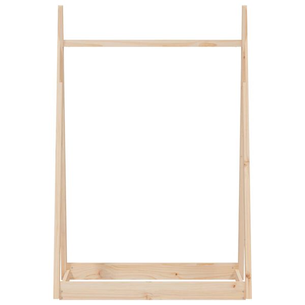 vidaXL Clothes Rack 100x45x150 cm Solid Wood Pine