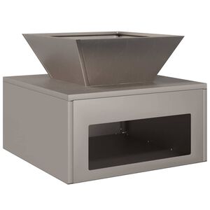 vidaXL Fire Pit Rusty 50 x 50 x 40 cm