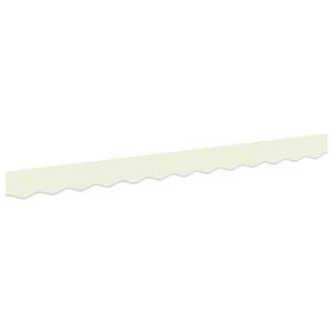 vidaXL Awning Valance Replacement Cream Stripe 2.5 m Polyester