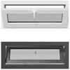 vidaXL Basement Window RISOR 100 x 40 cm PVC and Glass