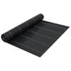 vidaXL Weed Membrane | Black | Polypropylene | 1 x 200 m | Durable